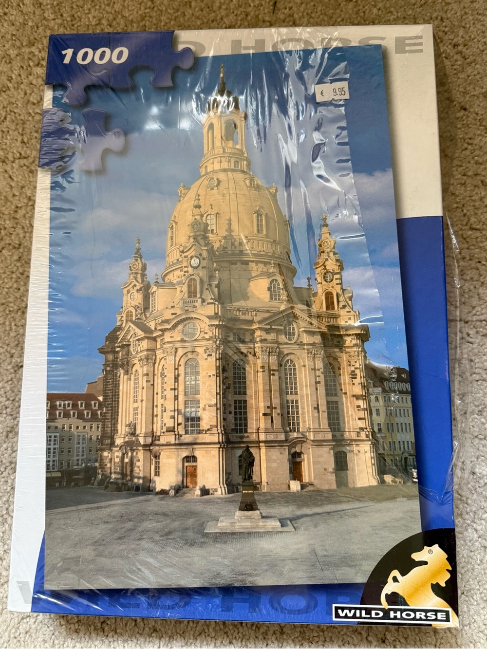 Wild Horse Frauenkirche Dresden Germany Jigsaw Puzzle-1000 Piece - NEW